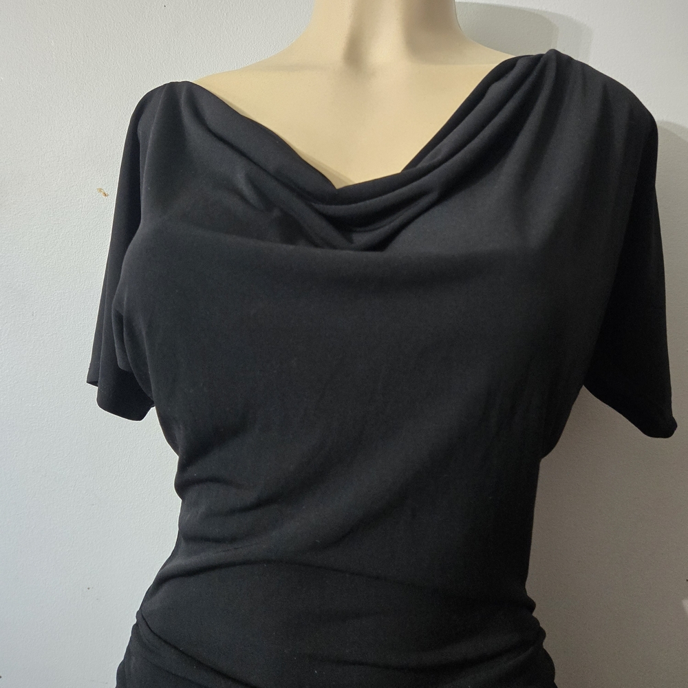 Body Central Black Backless Dress with Strappy Design - Picture 4 of 10